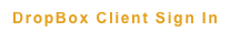 DropBox Client Sign In